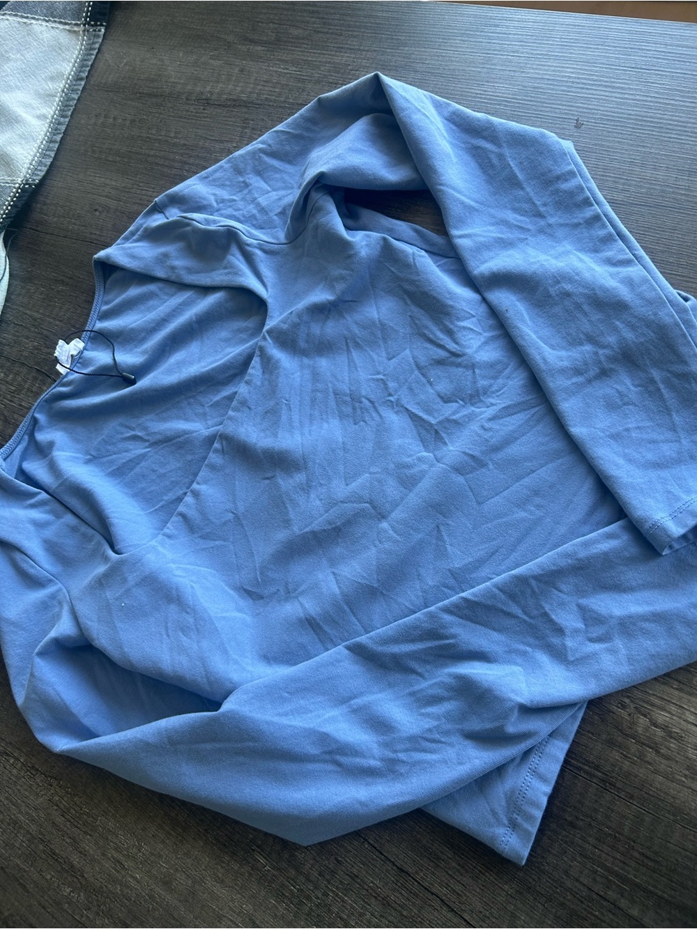 Garage Light Blue Long Sleeve Top